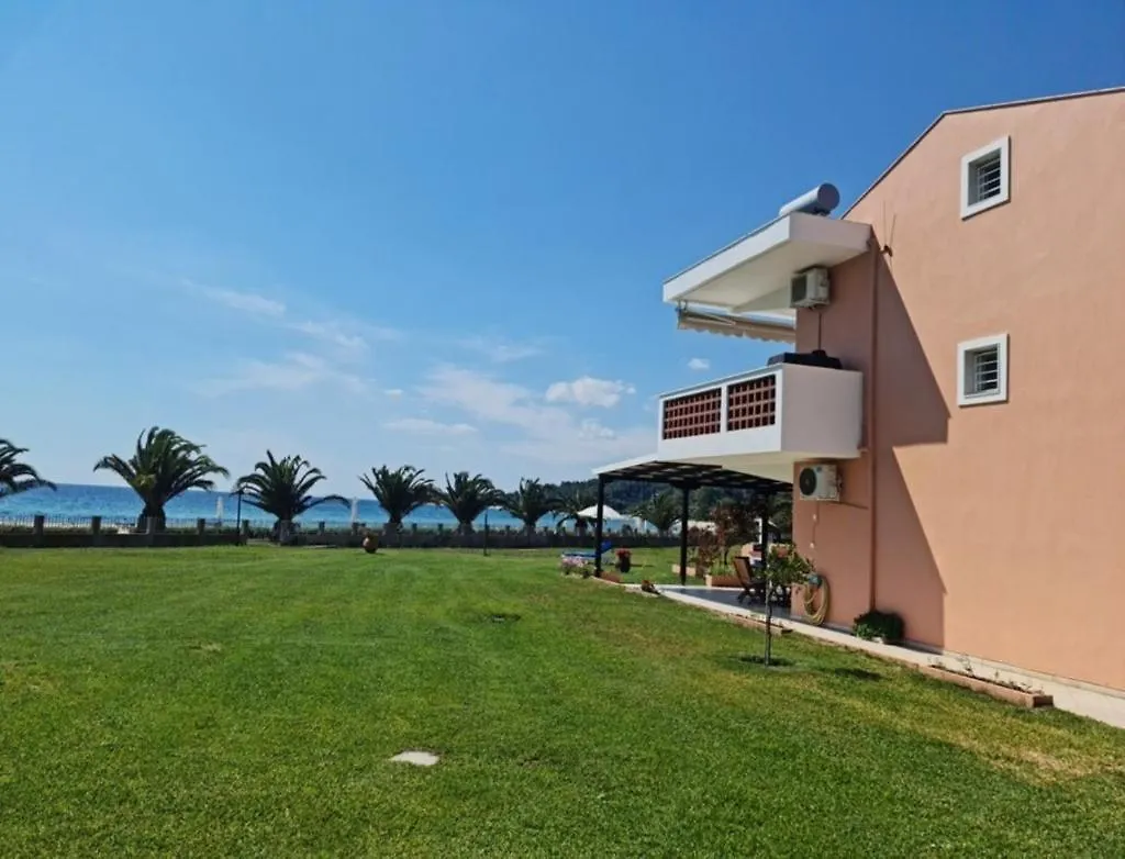 Stunning Beachfront Villa For Rent Metokhion Konstamonitou